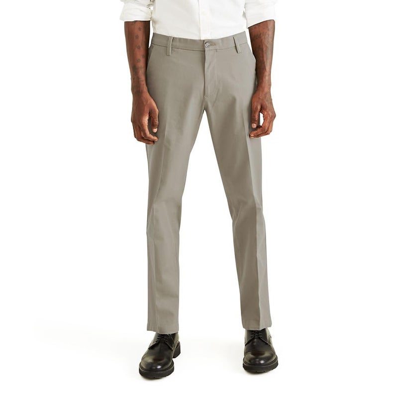 Dockers Men's Straight Fit Workday Khaki Smart 360 Flex Pants (Regular and Big & Tall), Safari Beige, 34W x 30L - Image 1